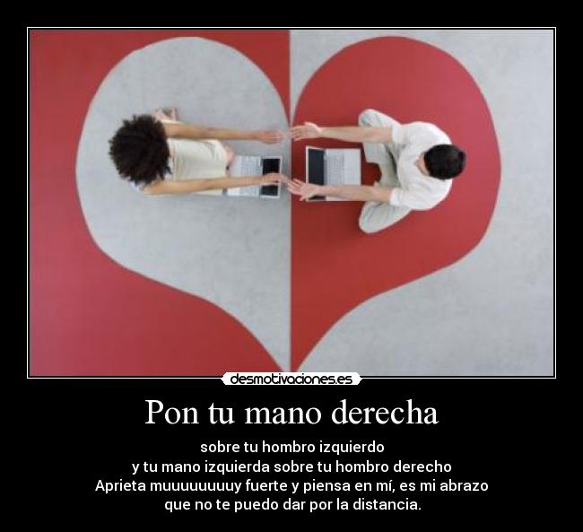 Pon tu mano derecha -