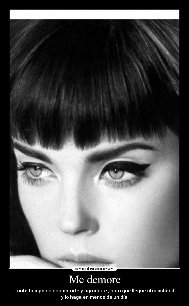 carteles enamorar imbesil demorar agradar amor amar amo desmotivaciones