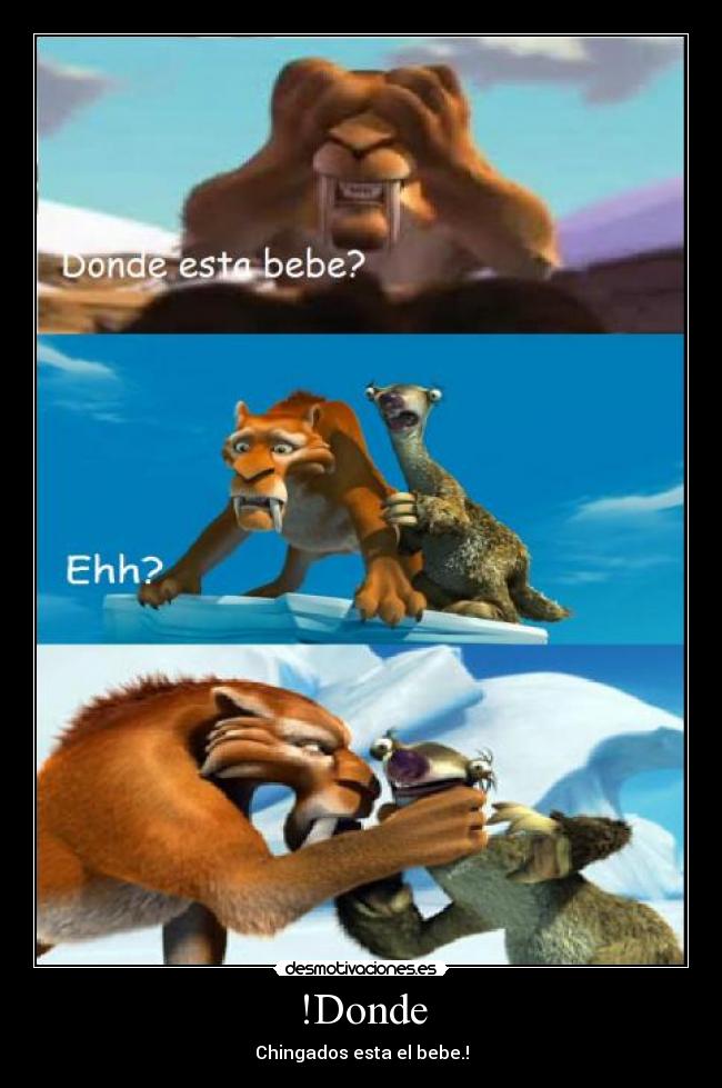 carteles era del hielo desmotivaciones