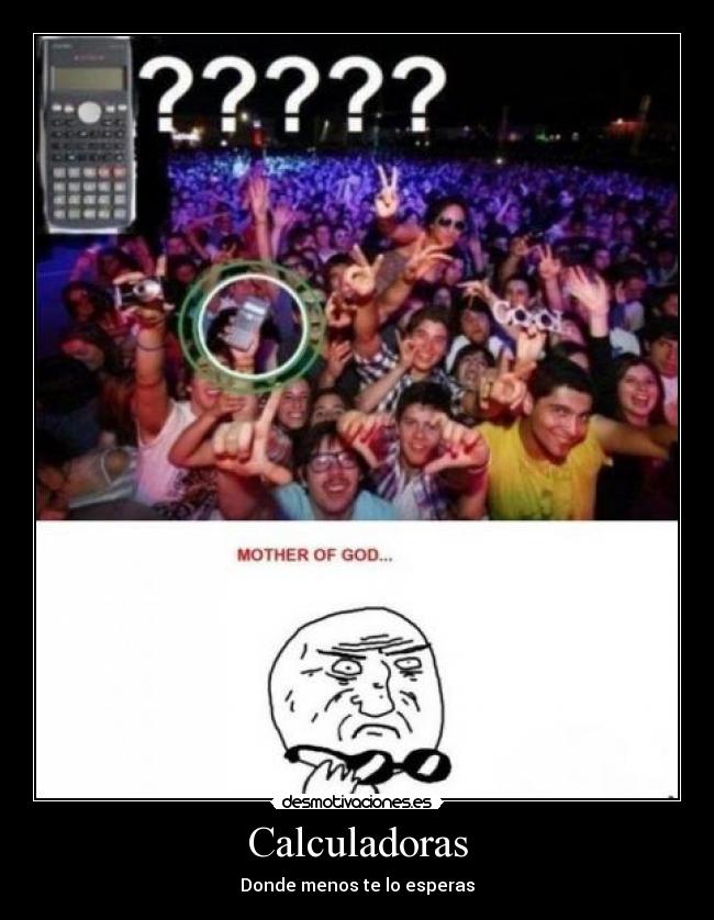Calculadoras - Donde menos te lo esperas