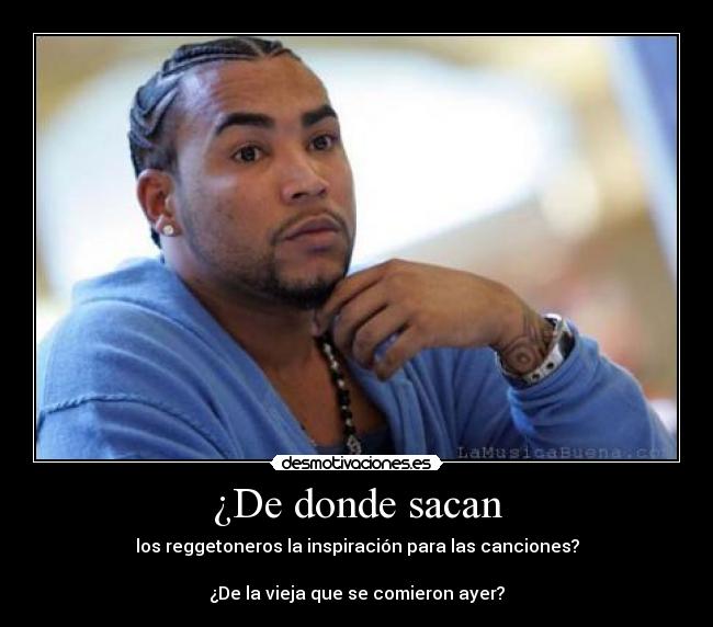 ¿De donde sacan -