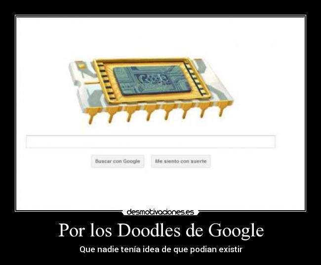 Por los Doodles de Google -