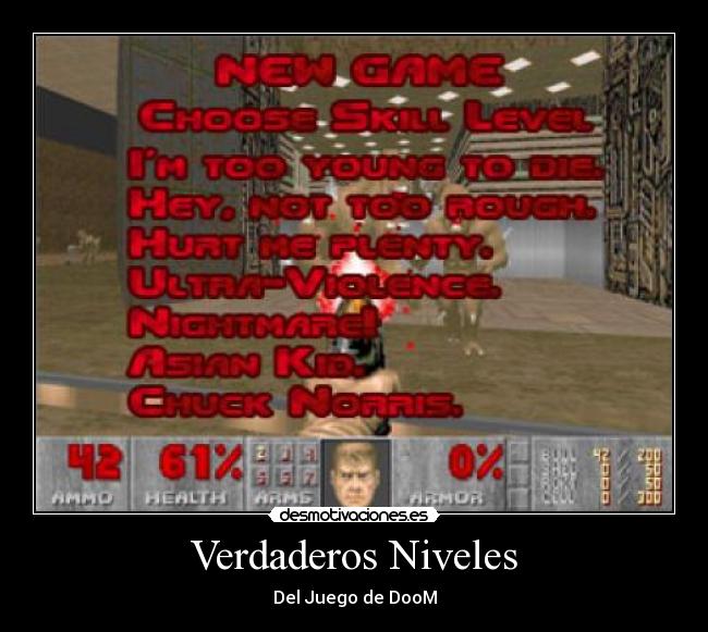 Verdaderos Niveles - Del Juego de DooM