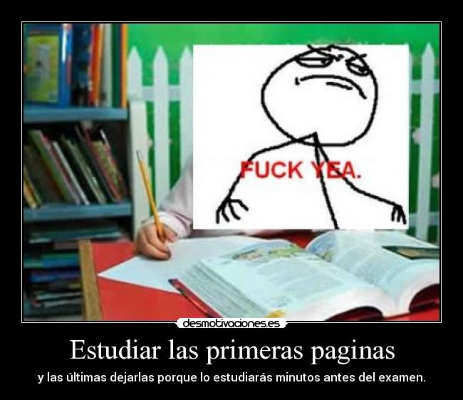 Estudiar las primeras paginas - 