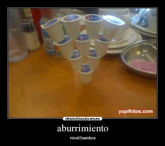 aburrimiento - nivel:hambre