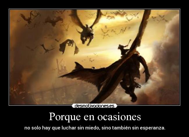 Porque en ocasiones - 