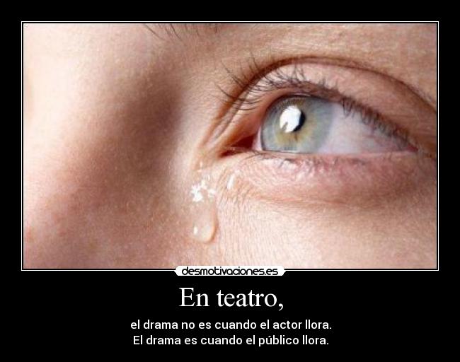 En teatro, - 