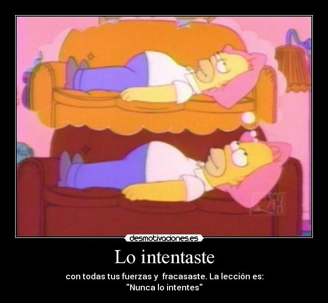 carteles homer simpson desmotivaciones