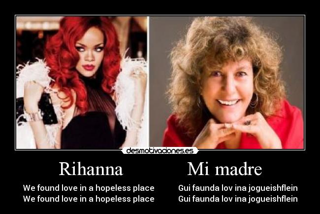 Rihanna             Mi madre - 