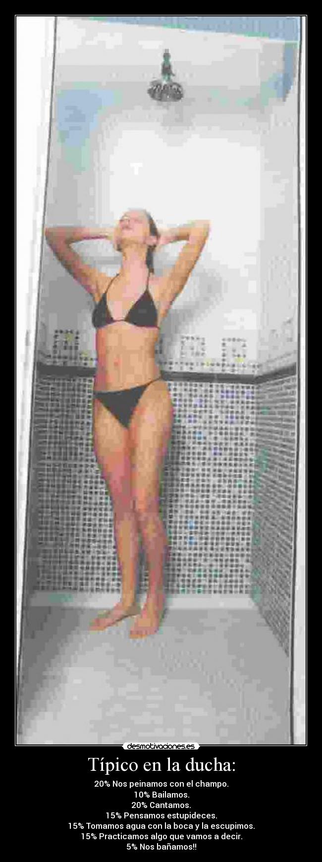 carteles tipico ducha desmotivaciones