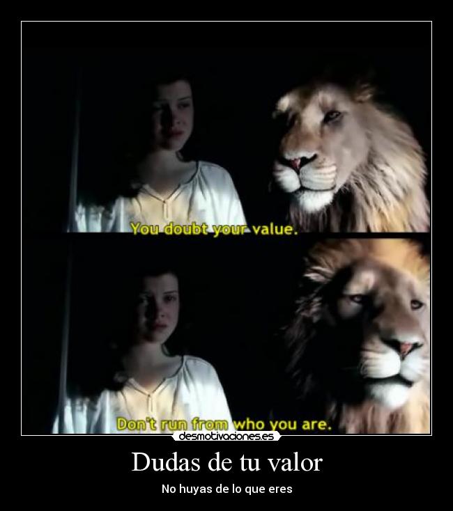 Dudas de tu valor -