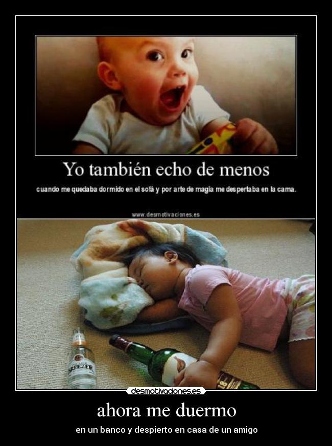 ahora me duermo - 