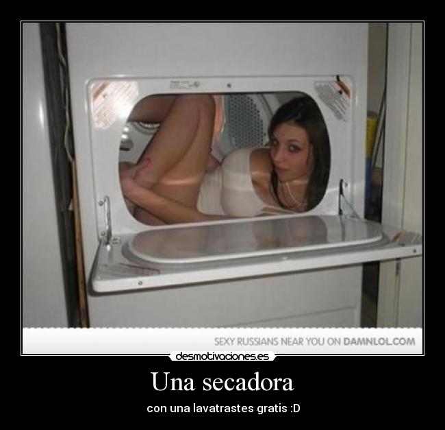 Una secadora -