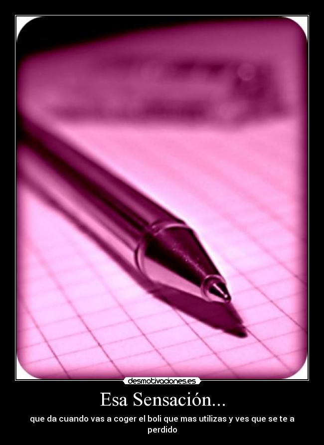 Esa Sensación... - 