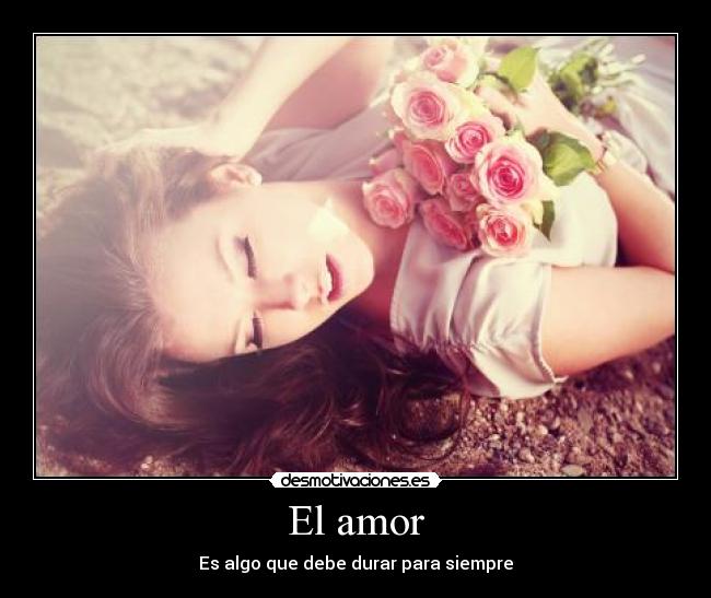 El amor -