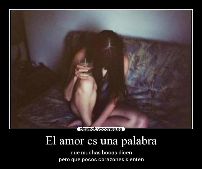 El amor es una palabra -