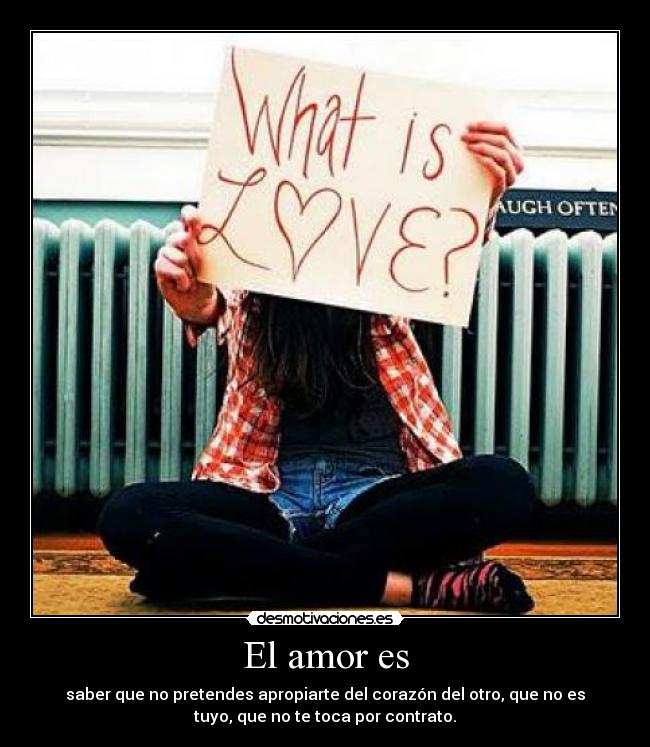 El amor es - 