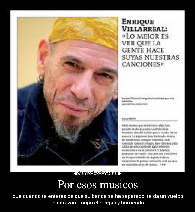 Por esos musicos -