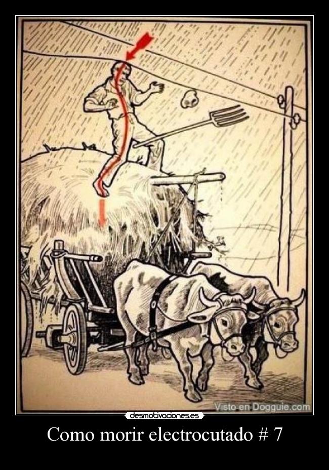 Como morir electrocutado # 7 - 