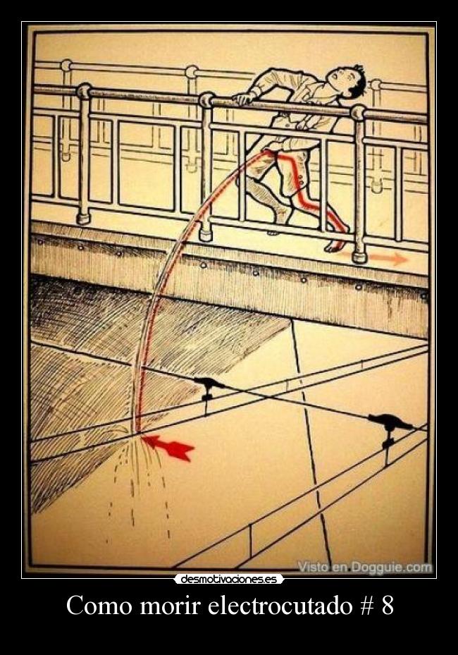 Como morir electrocutado # 8 - 