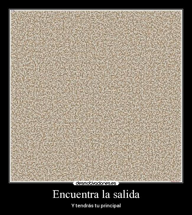 Encuentra la salida -