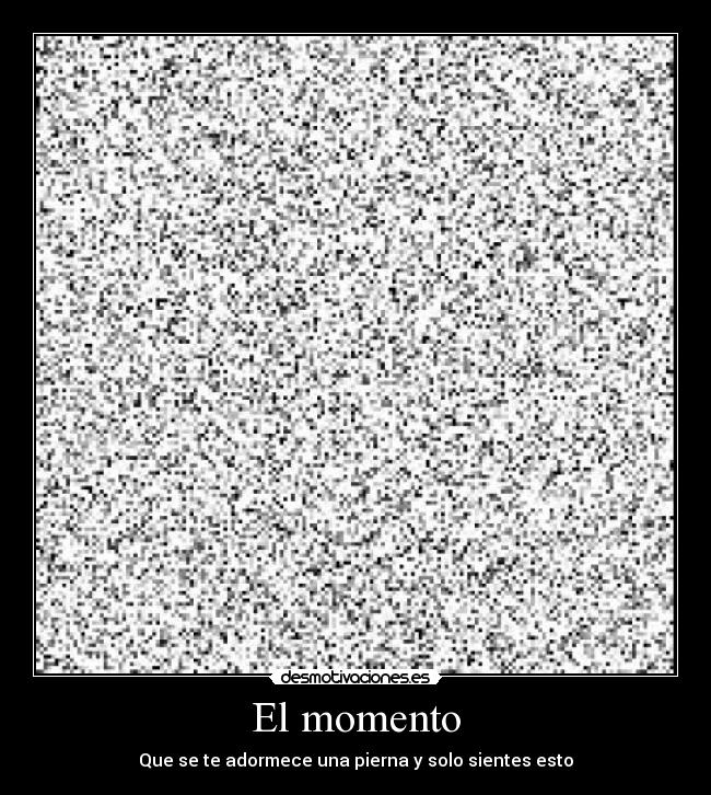 El momento -
