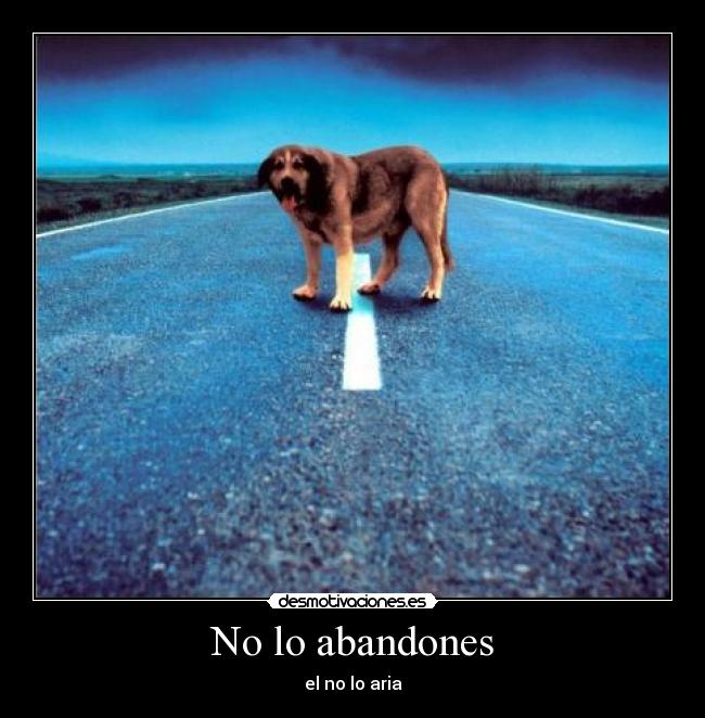No lo abandones - el no lo aria