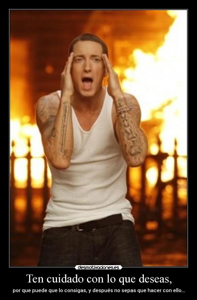 carteles que paso con fama supongo eminen the best desmotivaciones