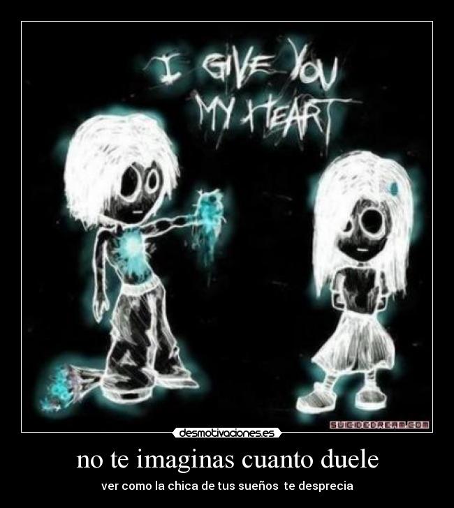 no te imaginas cuanto duele - 