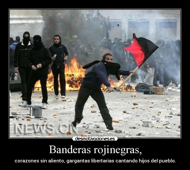Banderas rojinegras, -