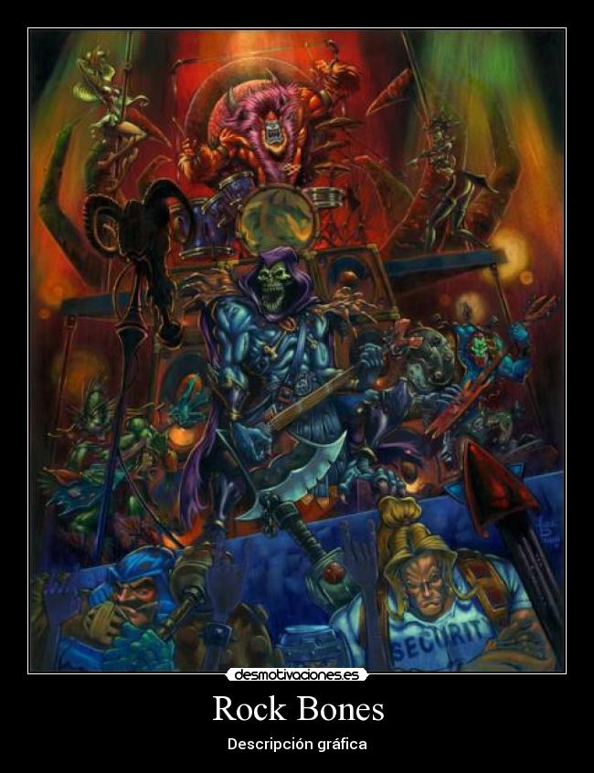 Rock Bones - Descripción gráfica