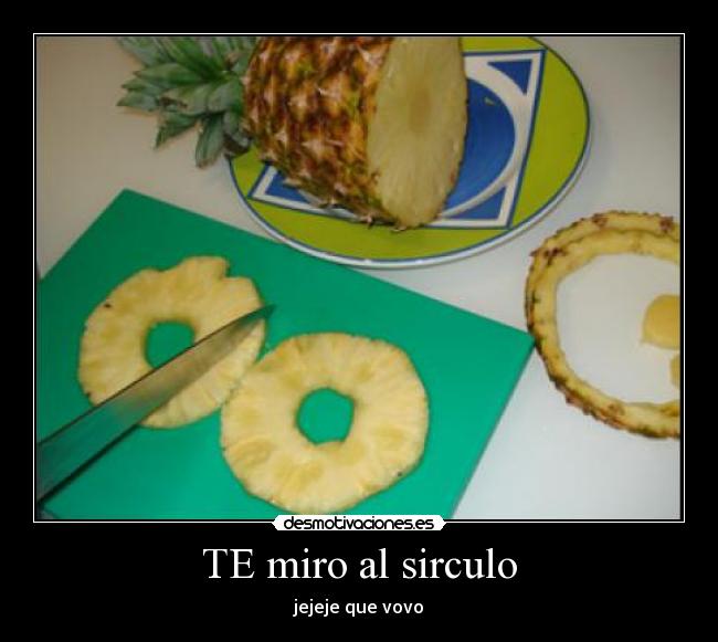TE miro al sirculo -