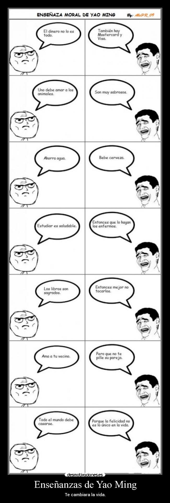 Enseñanzas de Yao Ming - Te cambiara la vida.