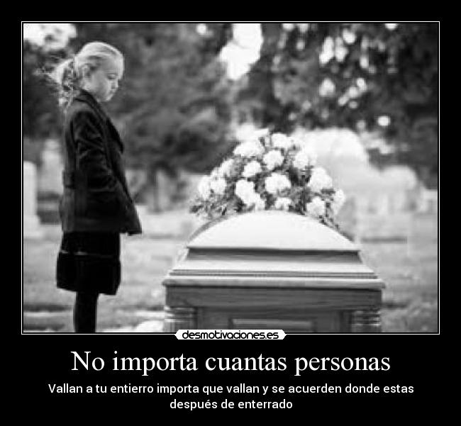 No importa cuantas personas - 