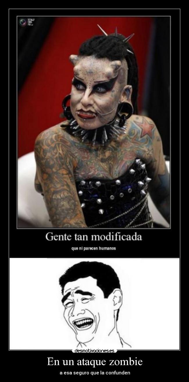 En un ataque zombie -