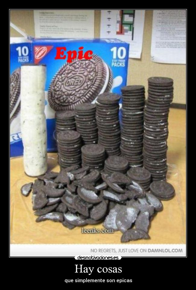 carteles oreo epico desmotivaciones