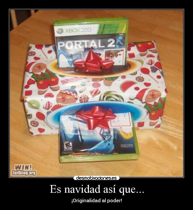 Es navidad así que... - ¡Originalidad al poder!