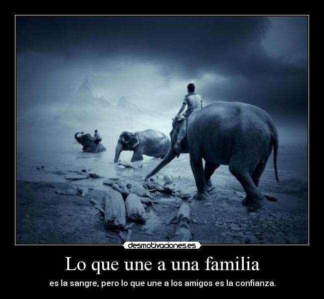 Lo que une a una familia -