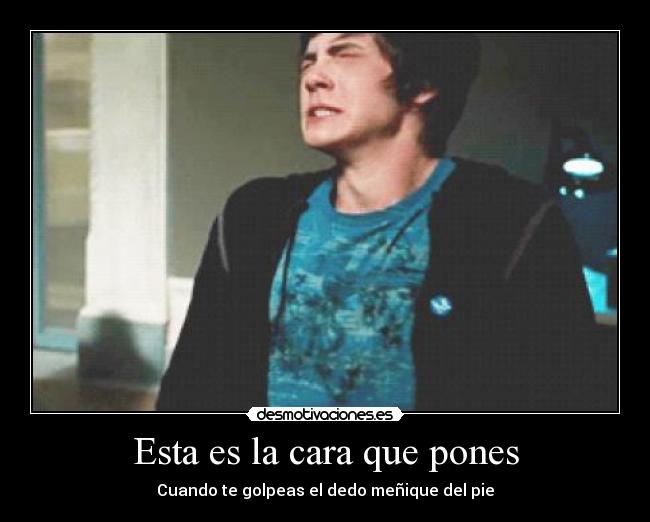 Esta es la cara que pones -