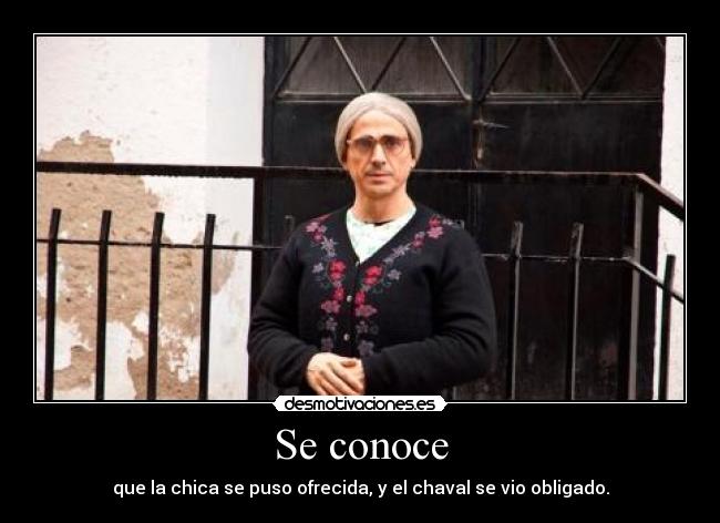 Se conoce - 