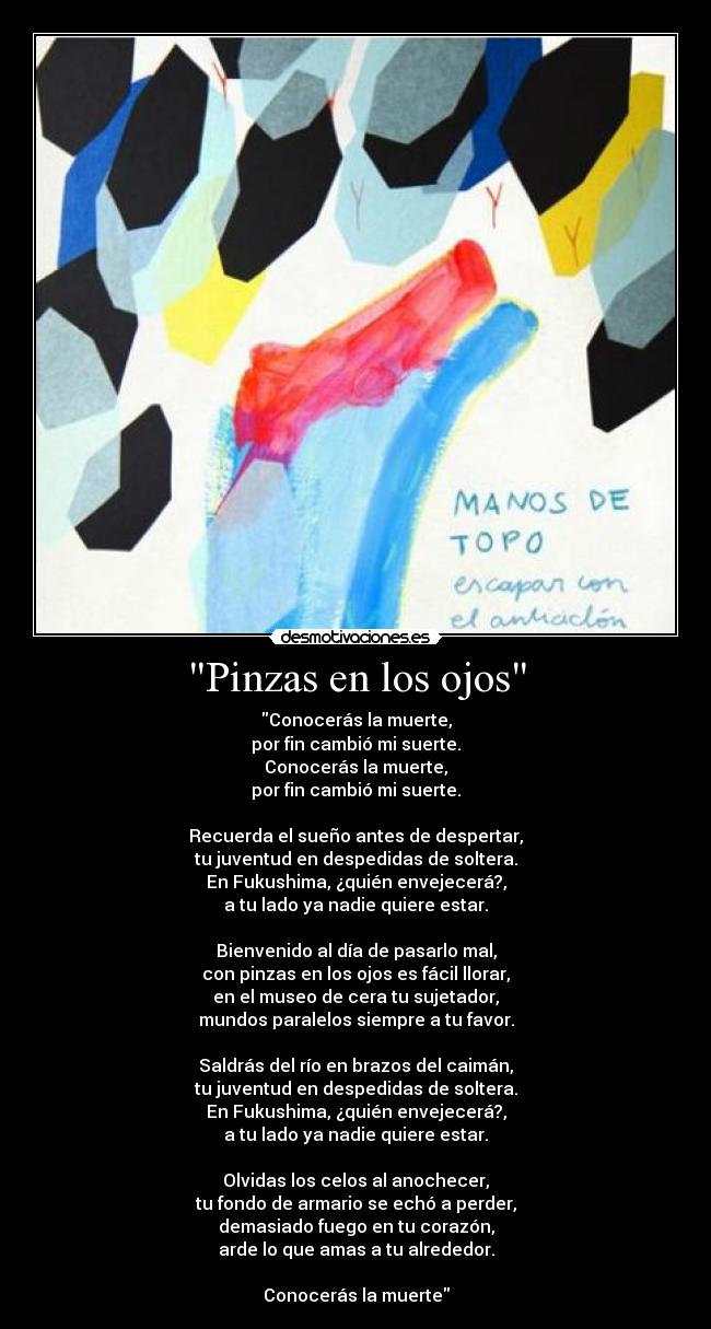 Pinzas en los ojos - 