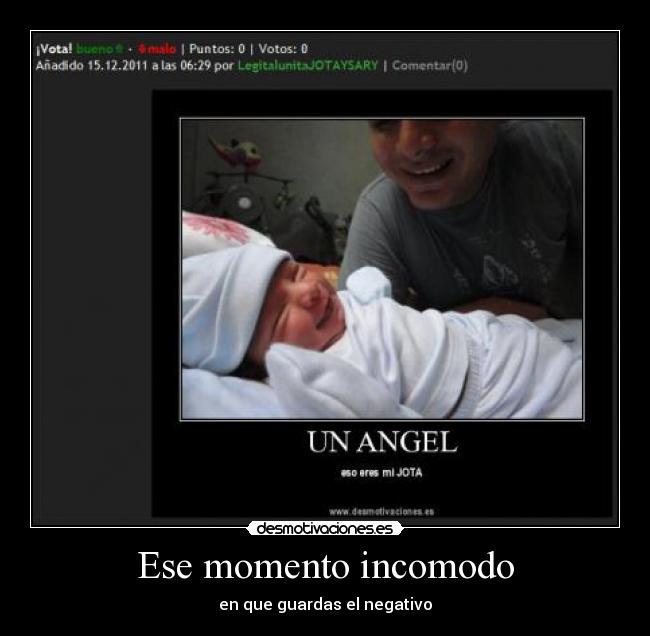 Ese momento incomodo - 