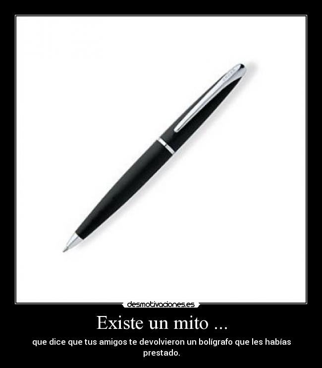 Existe un mito ... - 