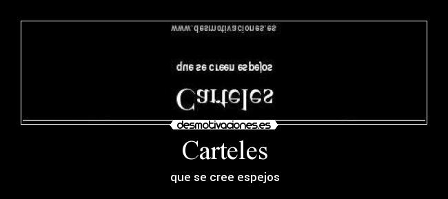 Carteles - 