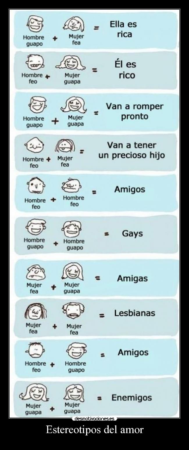 Estereotipos del amor -