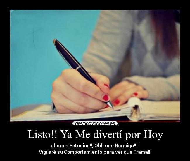 carteles estudiar distraccion hormiga desmotivaciones