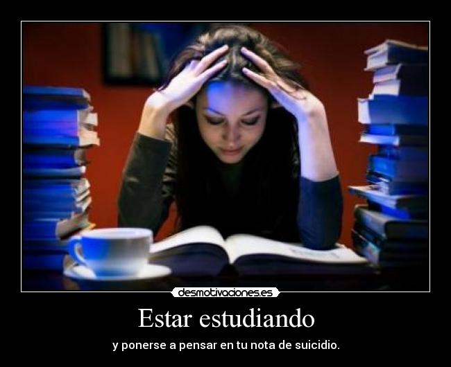 Estar estudiando - 