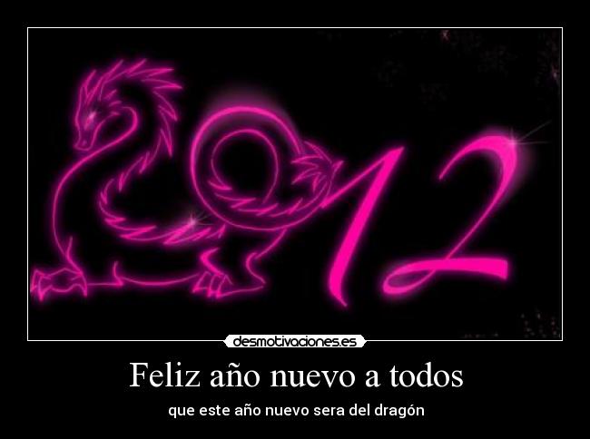 Feliz año nuevo a todos - 
