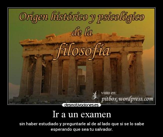 carteles examen salvador desmotivaciones