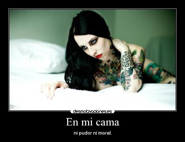 En mi cama -